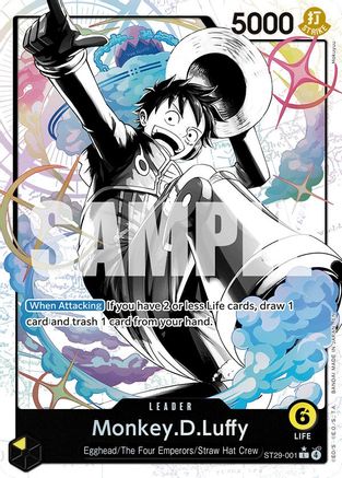 (ST29-001) Monkey.D.Luffy (001) (Parallel) - Starter Deck 29: Egghead Foil