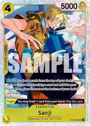 (ST29-004) Sanji - Starter Deck 29: Egghead Foil