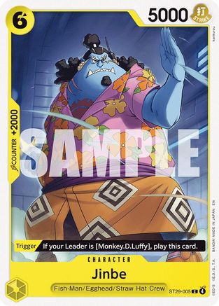 (ST29-005) Jinbe - Starter Deck 29: Egghead Normal