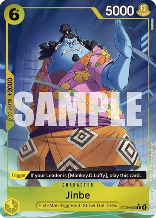 (ST29-005) Jinbe (Full Art) - Starter Deck 29: Egghead Foil