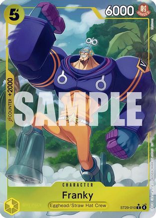 (ST29-010) Franky (Full Art) - Starter Deck 29: Egghead Foil