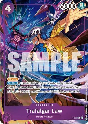(P-093) Trafalgar Law (Illustration Box Vol.6) - One Piece Promotion Cards Foil