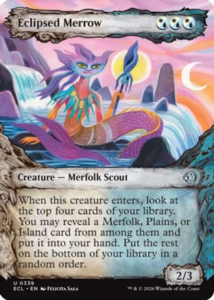 Eclipsed Merrow (Showcase) (ECL-339) - Lorwyn Eclipsed