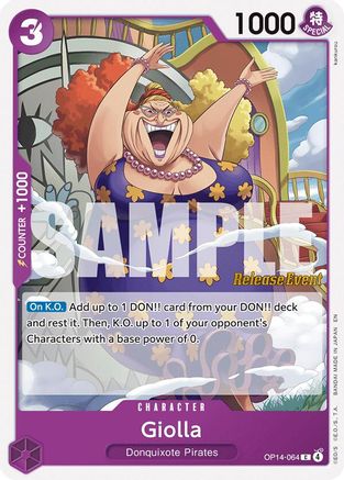 (OP14-064) Giolla - The Azure Sea's Seven Release Event Cards - Normal