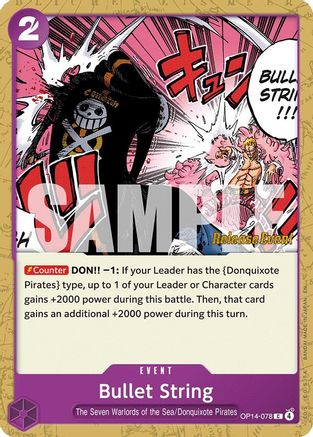 (OP14-078) Bullet String - The Azure Sea's Seven Release Event Cards - Normal