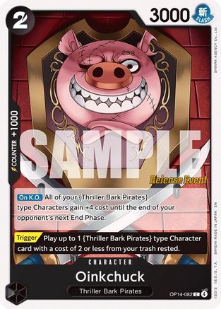 (OP14-082) Oinkchuck - The Azure Sea's Seven Release Event Cards - Normal