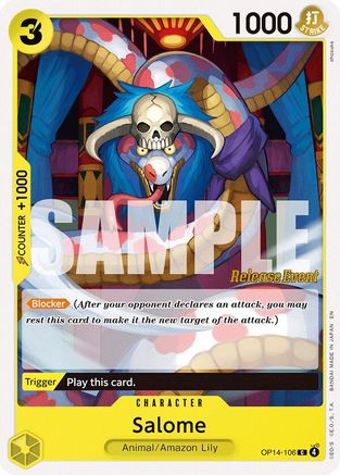 (OP14-106) Salome - The Azure Sea's Seven Release Event Cards - Normal