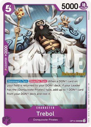 (OP14-068) Trebol - The Azure Sea's Seven Release Event Cards - Normal
