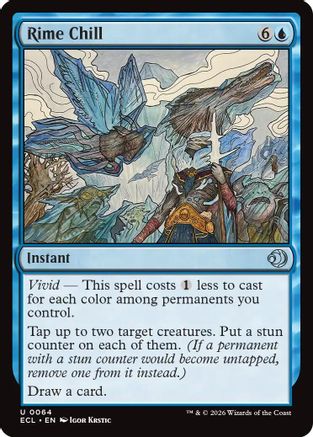 Rime Chill (ECL-064) - Lorwyn Eclipsed Foil