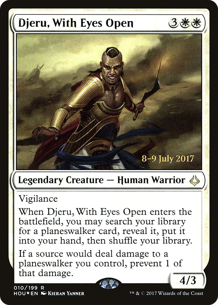 Djeru, With Eyes Open (PHOU-10S) - Hour of Devastation Promos Foil