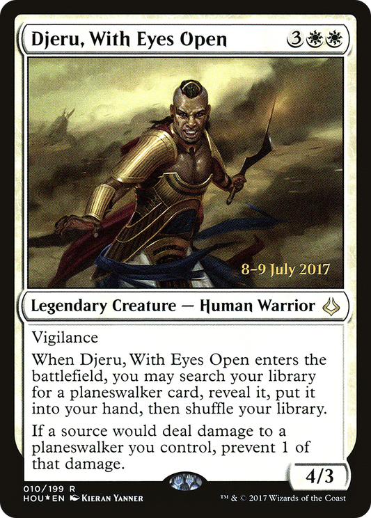 Djeru, With Eyes Open (PHOU-10S) - Hour of Devastation Promos Foil