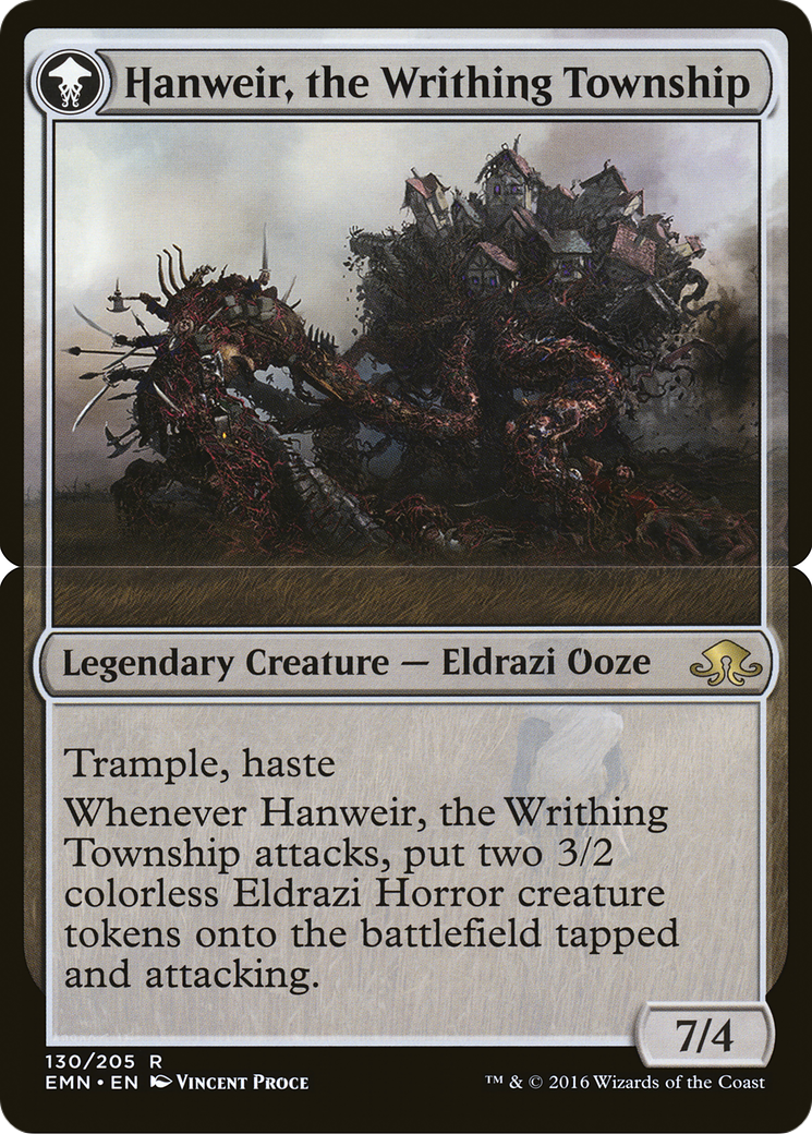 Hanweir, the Writhing Township (EMN-130B) - Eldritch Moon: (mooneldrazidfc)