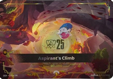 (276a/298) Aspirant's Climb - Riftbound Promotional Cards Foil