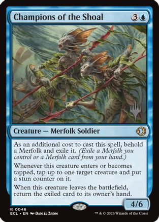 Champions of the Shoal (PPECL-046) - Promo Pack: Lorwyn Eclipsed Foil