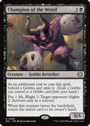 Champion of the Weird (PPECL-095) - Promo Pack: Lorwyn Eclipsed Foil