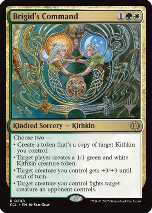 Brigid's Command (PPECL-208) - Promo Pack: Lorwyn Eclipsed