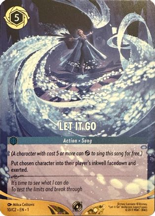 (010)  Let It Go (Disney Lorcana Challenge) - Disney Lorcana Promo Cards  Normal