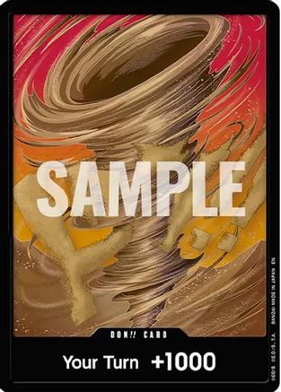 DON!! Card (Crocodile) (Double Pack Set Vol. 9) - The Azure Sea's Seven - Foil