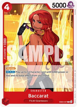 (EB03-007) Baccarat - Extra Booster: One Piece Heroines Edition - Normal