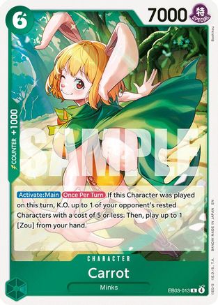 (EB03-013) Carrot - Extra Booster: One Piece Heroines Edition - Foil