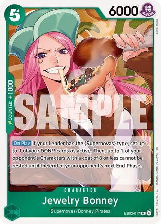 (EB03-017) Jewelry Bonney - Extra Booster: One Piece Heroines Edition - Foil