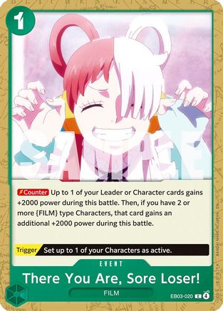 (EB03-020) There You Are, Sore Loser! - Extra Booster: One Piece Heroines Edition - Normal