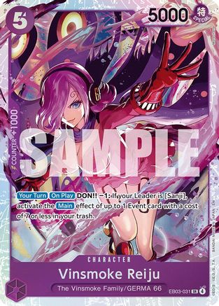 (EB03-031) Vinsmoke Reiju - Extra Booster: One Piece Heroines Edition - Foil
