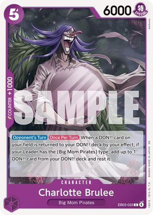 (EB03-033) Charlotte Brulee - Extra Booster: One Piece Heroines Edition - Normal