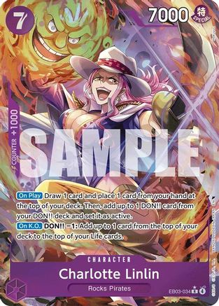 (EB03-034) Charlotte Linlin (Alternate Art) - Extra Booster: One Piece Heroines Edition - Foil