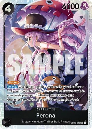 (EB03-045) Perona - Extra Booster: One Piece Heroines Edition - Foil