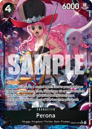 (EB03-045) Perona (Alternate Art) - Extra Booster: One Piece Heroines Edition - Foil