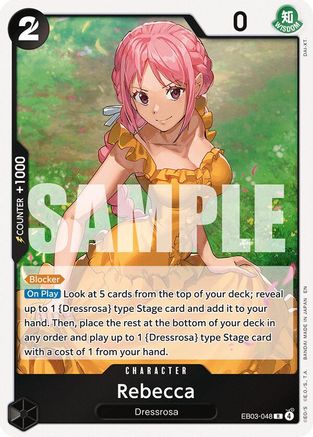 (EB03-048) Rebecca - Extra Booster: One Piece Heroines Edition - Foil