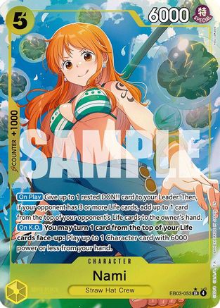 (EB03-053) Nami (053) (Alternate Art) - Extra Booster: One Piece Heroines Edition - Foil