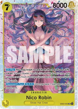 (EB03-055) Nico Robin (055) - Extra Booster: One Piece Heroines Edition - Foil