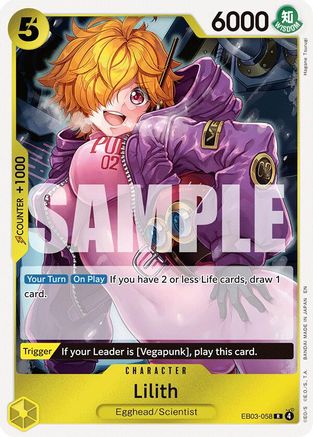 (EB03-058) Lilith - Extra Booster: One Piece Heroines Edition - Foil