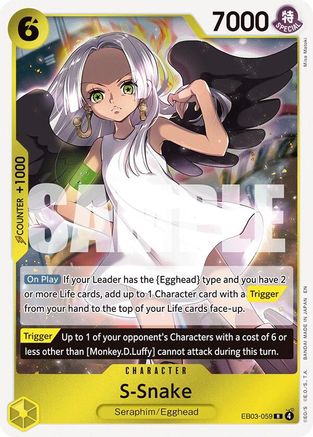 (EB03-059) S-Snake - Extra Booster: One Piece Heroines Edition - Foil