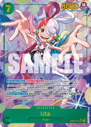(EB03-061) Uta (061) (Alternate Art) - Extra Booster: One Piece Heroines Edition - Foil