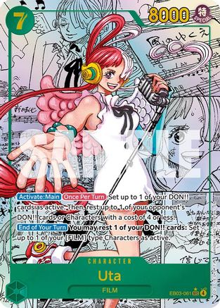 (EB03-061) Uta (061) (Manga) - Extra Booster: One Piece Heroines Edition - Foil