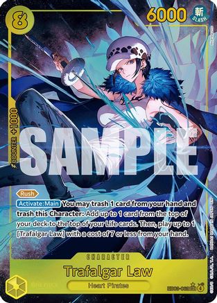 (EB03-062) Trafalgar Law (Alternate Art) - Extra Booster: One Piece Heroines Edition - Foil