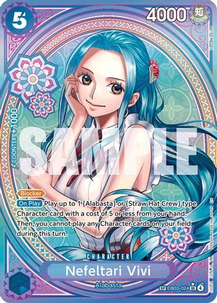 (EB03-024) Nefeltari Vivi - 024 (SP) - Extra Booster: One Piece Heroines Edition - Foil