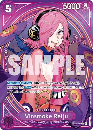 (EB03-031) Vinsmoke Reiju (SP) - Extra Booster: One Piece Heroines Edition - Foil
