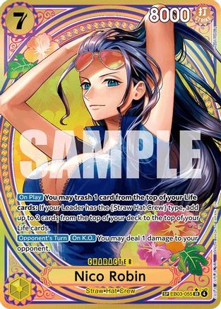 (EB03-055) Nico Robin - 055 (SP) - Extra Booster: One Piece Heroines Edition - Foil