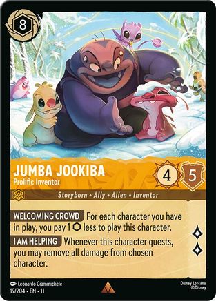(019/204)  Jumba Jookiba - Prolific Inventor - Winterspell  Normal