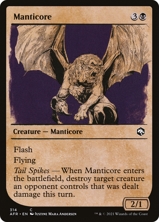 Manticore (AFR-314) - Adventures in the Forgotten Realms: (Showcase)