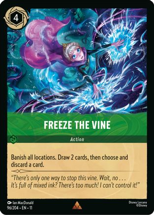 (096/204)  Freeze the Vine - Winterspell  Cold Foil