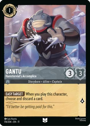(176/204)  Gantu - Hamsterviel's Accomplice - Winterspell  Cold Foil