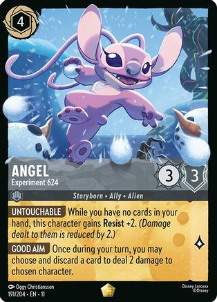 (191/204)  Angel - Experiment 624 - Winterspell  Cold Foil