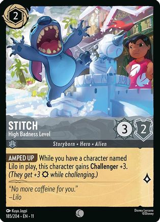 (185/204)  Stitch - High Badness Level - Winterspell  Normal