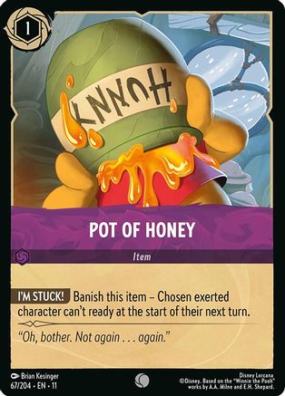 (067/204)  Pot of Honey - Winterspell  Cold Foil