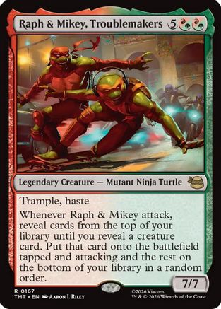 Raph & Mikey, Troublemakers (TMT-167) - Teenage Mutant Ninja Turtles